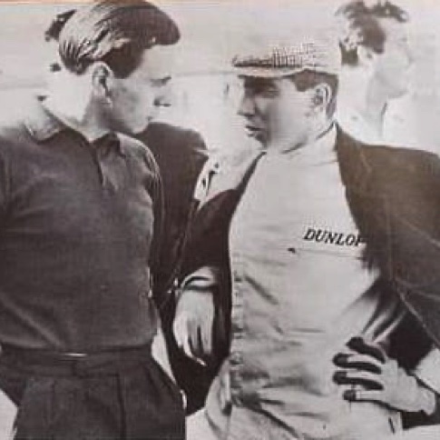 Jim avec Ricardo Rodriguez au Grand Prix du Mexique (hors championnat)  : il courrait sur une Lotus du Rob Walker racing team . Ricardo allait se tuer lors de la course, il avait 20 ans !